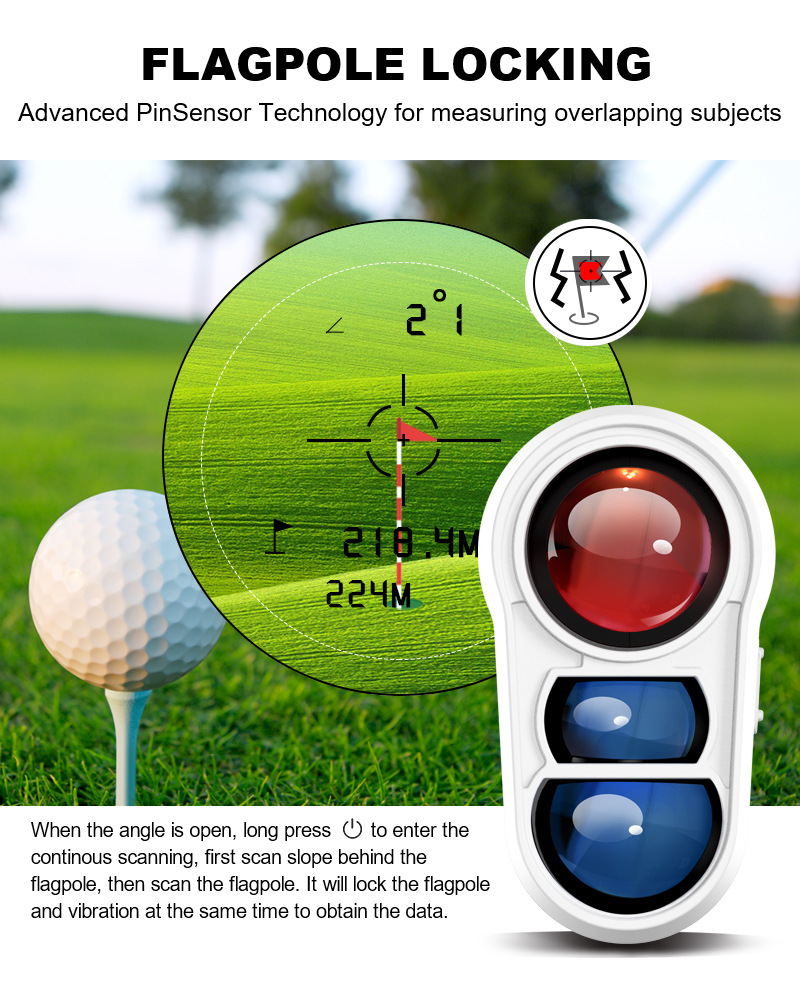 NK-600NK-1000GolfRangefinder600mRangewithSlopeTechJoltTechAdvancedPinSensorFlagpoleLockingRechargeab-1997561-2