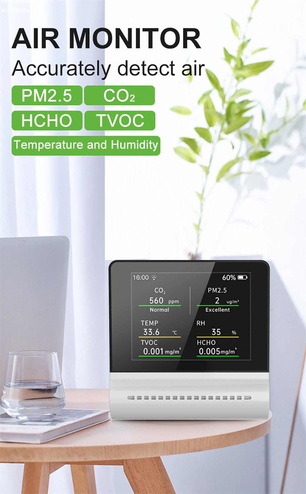 NOYAFAJSM165-in-1HouseholdAirQualityMonitorPM25CO2HCHOTVOCDetectorTemperatureHumidityTester-1994067-1