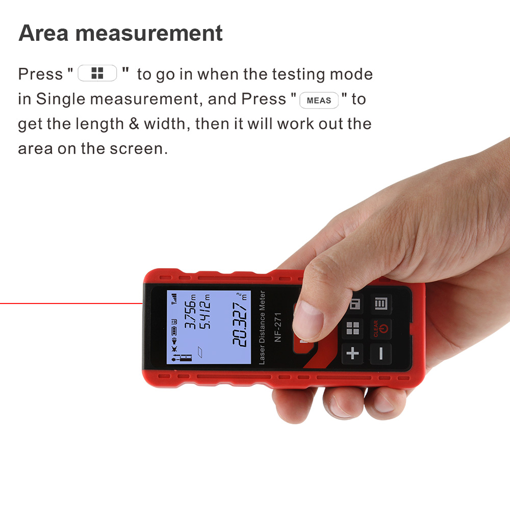 NOYAFANF-271laserdistancemeter40M80MelectronicroulettelaserdigitaltaperangefinderprofesionalRulerTes-1988612-3