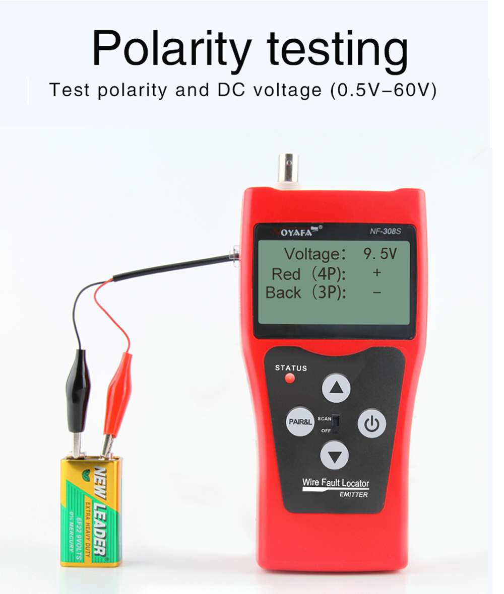 NOYAFANF-308SNetworkCableTesterMeasureLengthWiremapTesterLCDDisplayCableTrackerRJ45RJ11NetworkTester-1988488-10