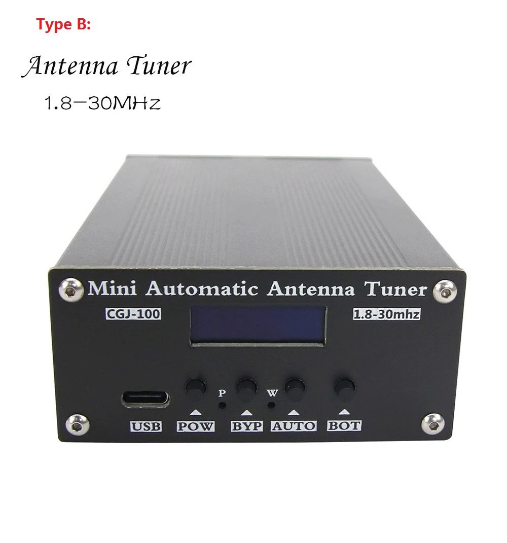 NewATU100AutomaticAntennaTuner100W18-55MHz18-30MHzWithBatteryInsideAssembledFor5-100WShortwaveRadioS-1762193-7