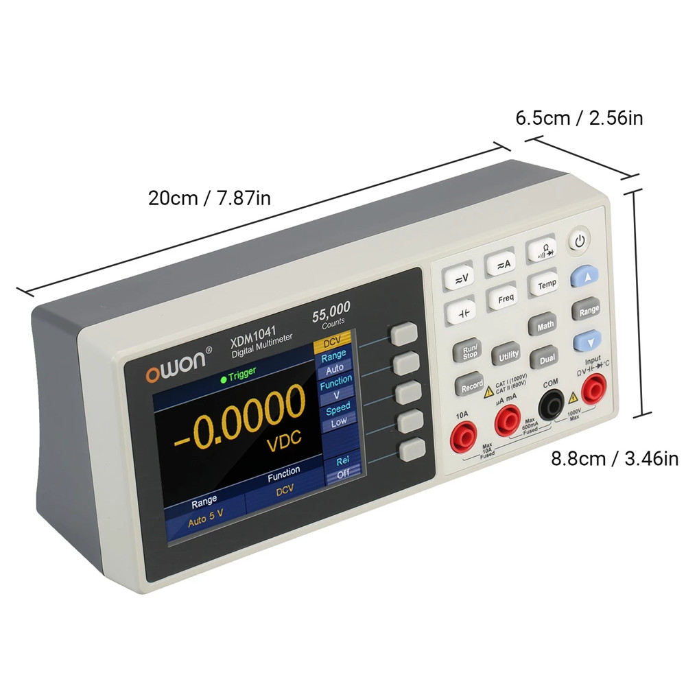 OwonXDM1041USBDigitalMultimeter55000CountsHighAccuracyUniversalDesktopMultimetersMeterwith35-inchTFT-1847470-8