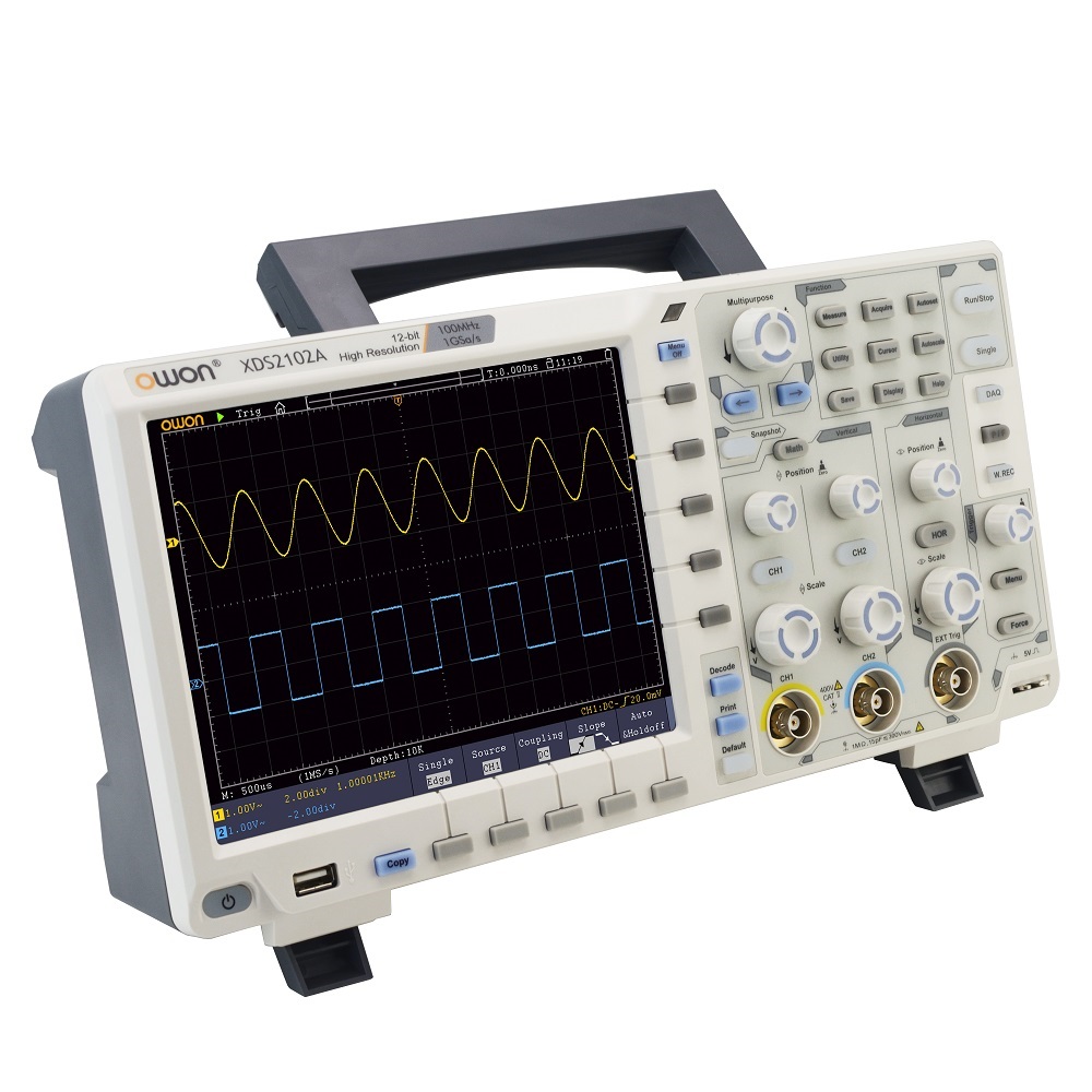 OwonXDS2102ADigitalOscilloscope12BitsVerticalResolution100MHz1GSs8InchLCDDisplay2CHHighResolutionDig-1796198-7