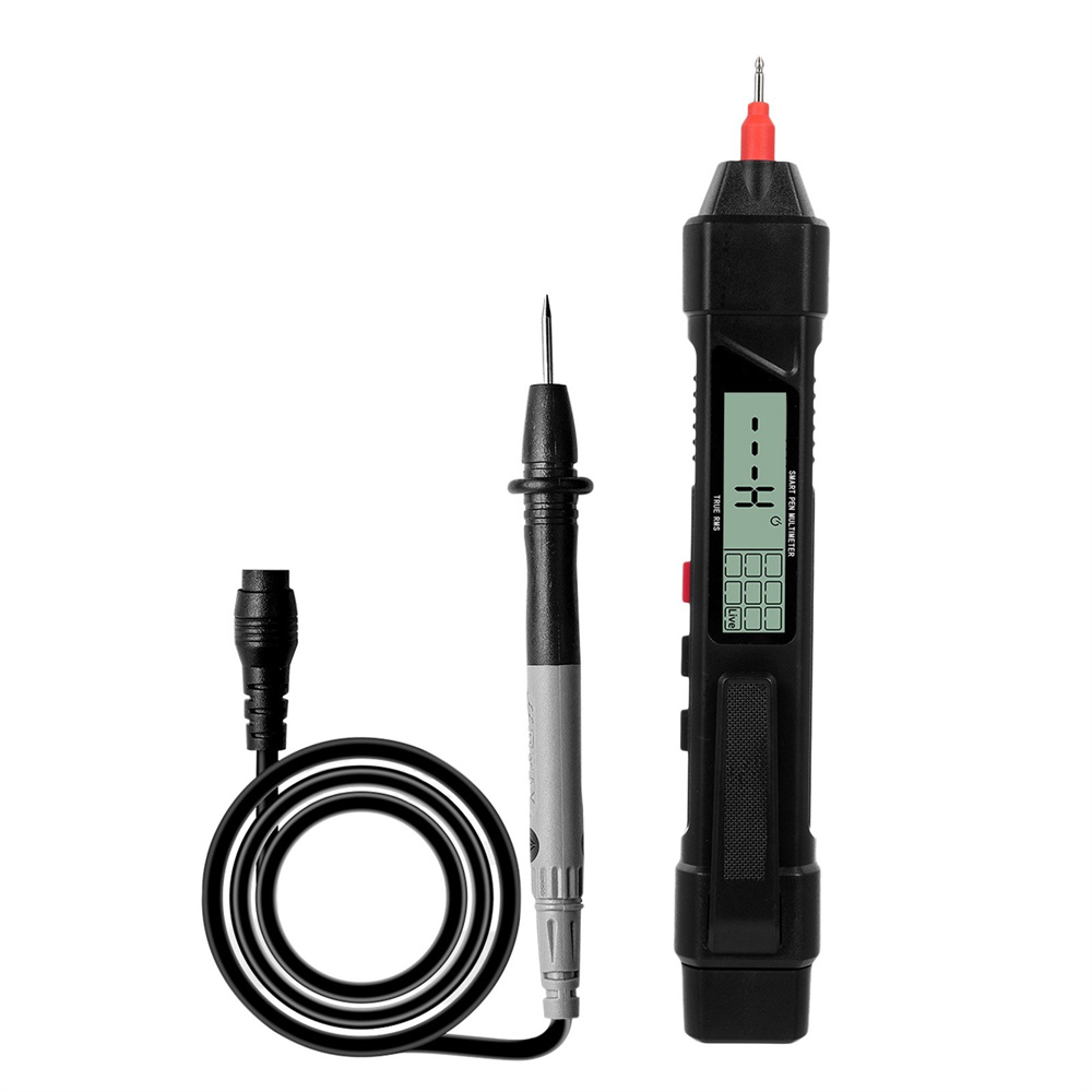 PenType4000CountDigitalMultimeterACDCVoltageTesterNCVNon-ContactTestLEDLightBlackHighPrecisionPortab-2010849-1