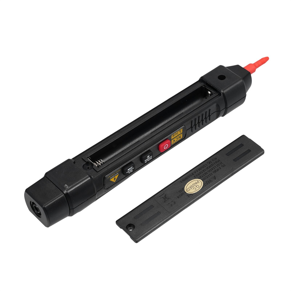 PenType4000CountDigitalMultimeterACDCVoltageTesterNCVNon-ContactTestLEDLightBlackHighPrecisionPortab-2010849-7