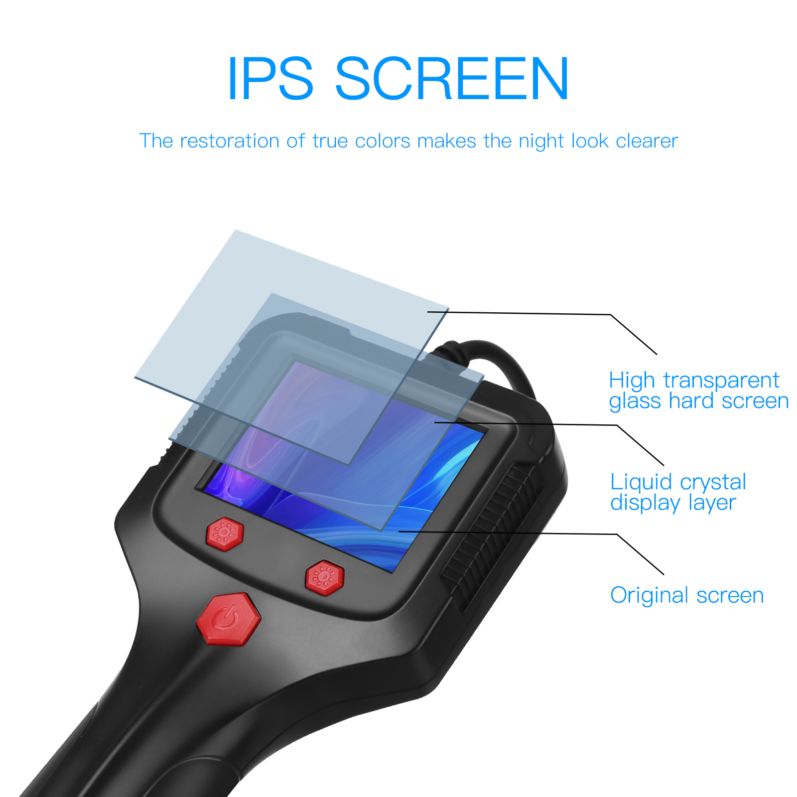 ProfessionalIndustrialHD1080PBorescopeSingleCamerawith24InchLCDScreen50MeterPipeSewerInspectionIP68W-1965136-3