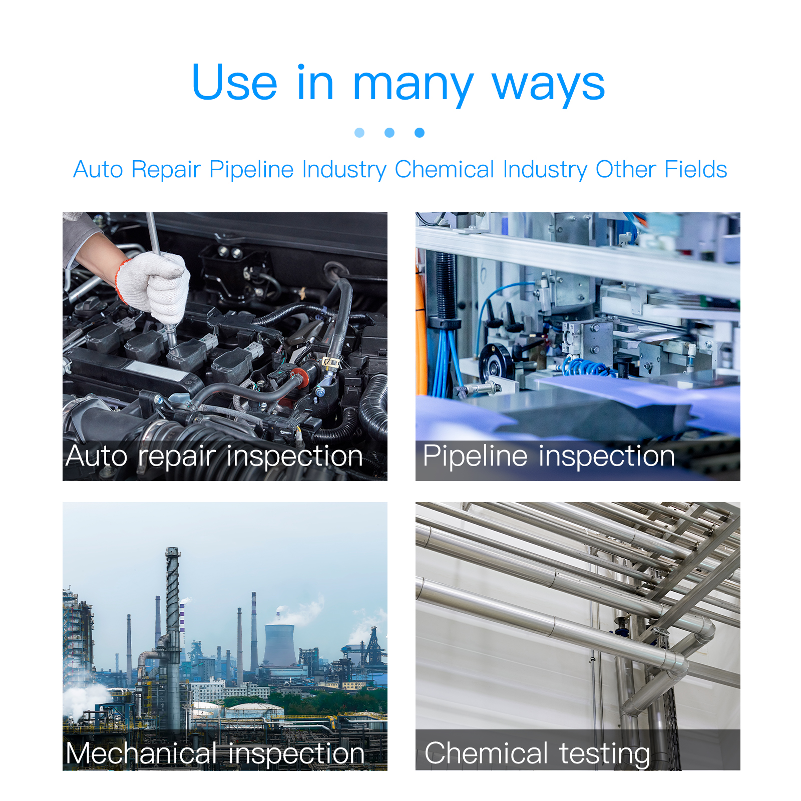 ProfessionalIndustrialHD1080PBorescopeSingleCamerawith24InchLCDScreen50MeterPipeSewerInspectionIP68W-1965136-5