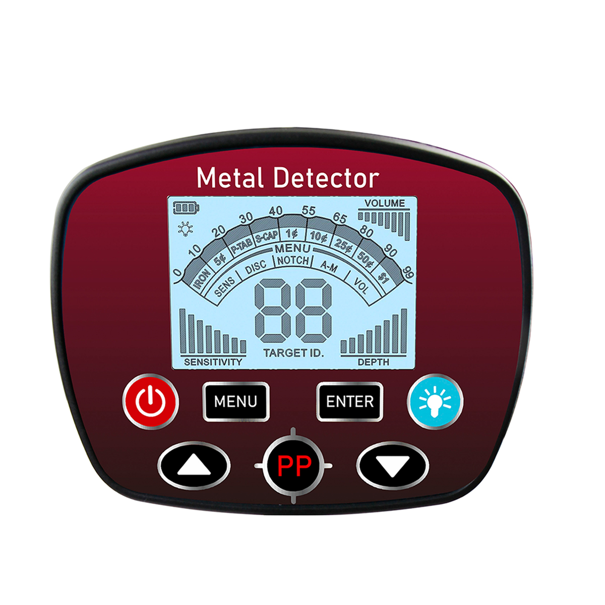 ProfessionalMD-940BMetalDetectorIP68Waterproof10SearchCoilHighAccuracyMemoryFunctionTreasureHuntingM-1994088-9