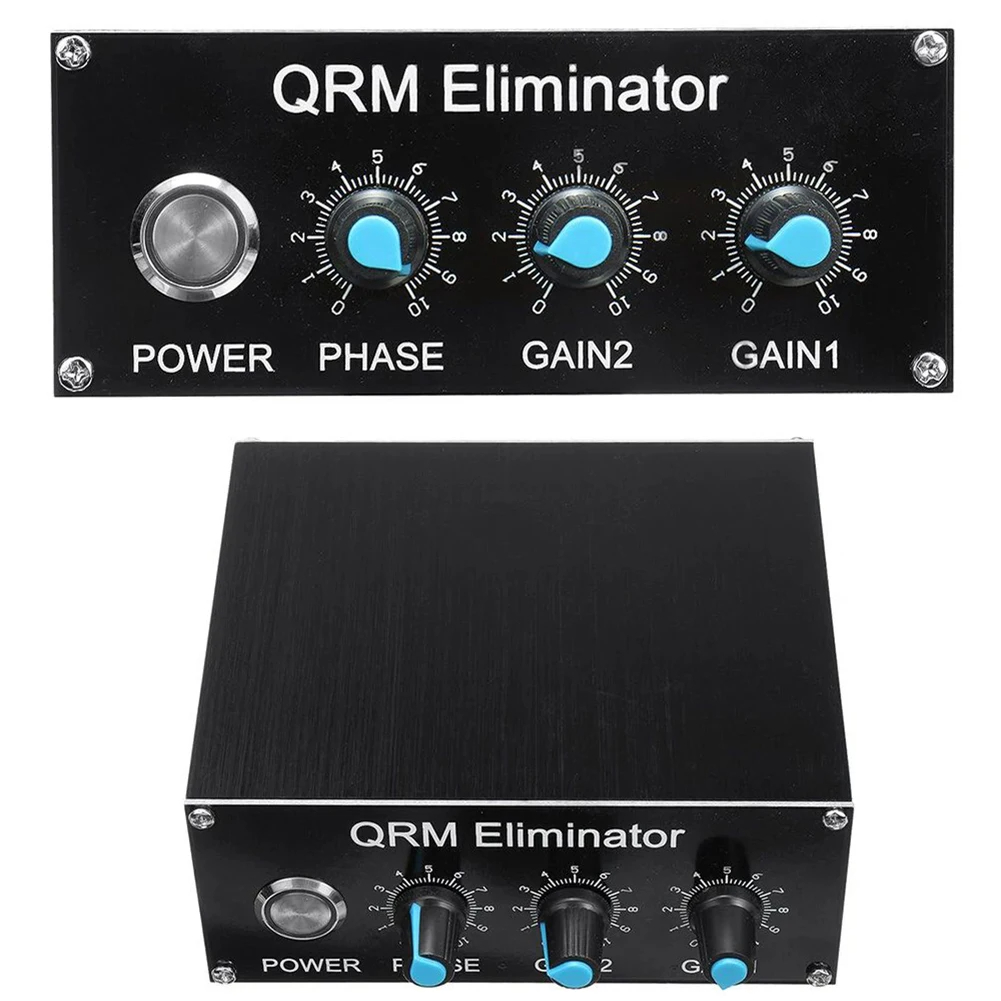 QRMEliminatorX-FaseHFBandsSecondGeneration1-30MHzAdjustableCancellerwithIntegratedPTTControlAluminiu-2014365-2
