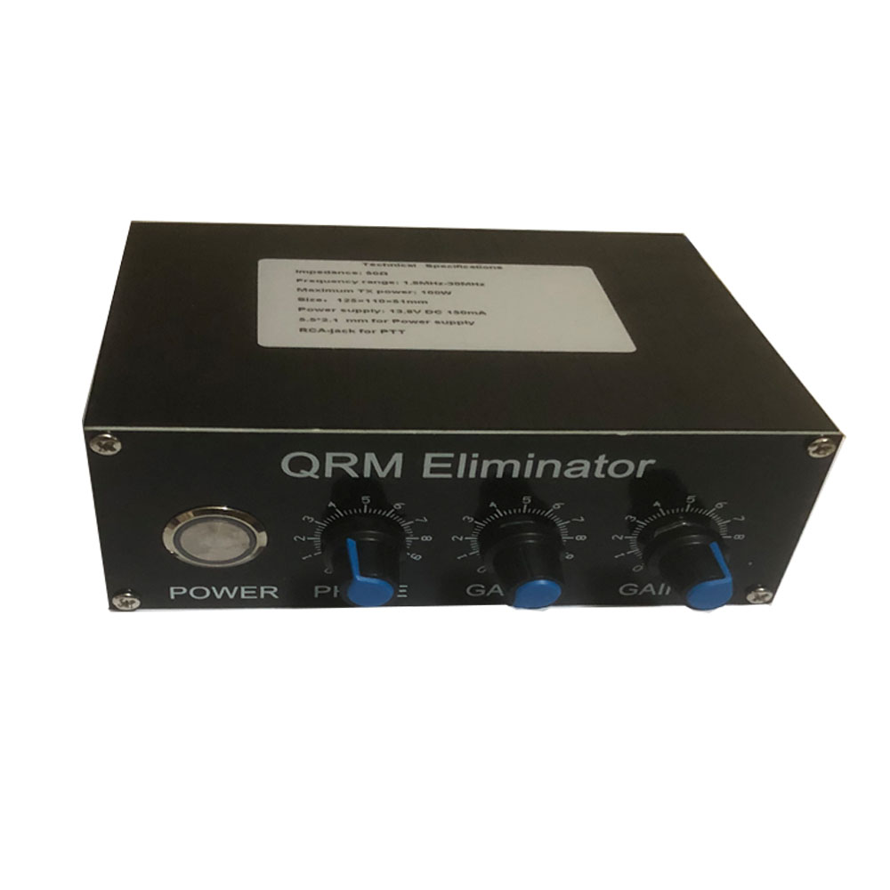 QRMEliminatorX-FaseHFBandsSecondGeneration1-30MHzAdjustableCancellerwithIntegratedPTTControlAluminiu-2014365-4