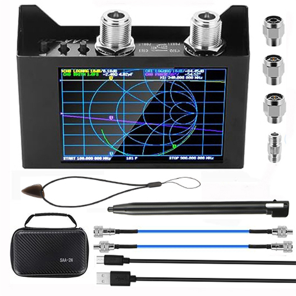 SAA-2NNanoVNAV2AntennaAnalyzer3GVectorNetworkAnalyzer40InchTouchingScreenShortwaveHFVHFUHFwithIronHo-2000913-1