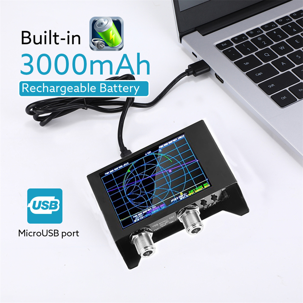 SAA-2NNanoVNAV2AntennaAnalyzer3GVectorNetworkAnalyzer40InchTouchingScreenShortwaveHFVHFUHFwithIronHo-2000913-6