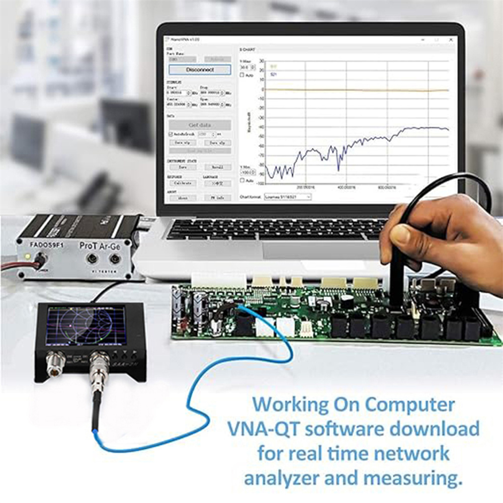 SAA-2NNanoVNAV2AntennaAnalyzer3GVectorNetworkAnalyzer40InchTouchingScreenShortwaveHFVHFUHFwithIronHo-2000913-7