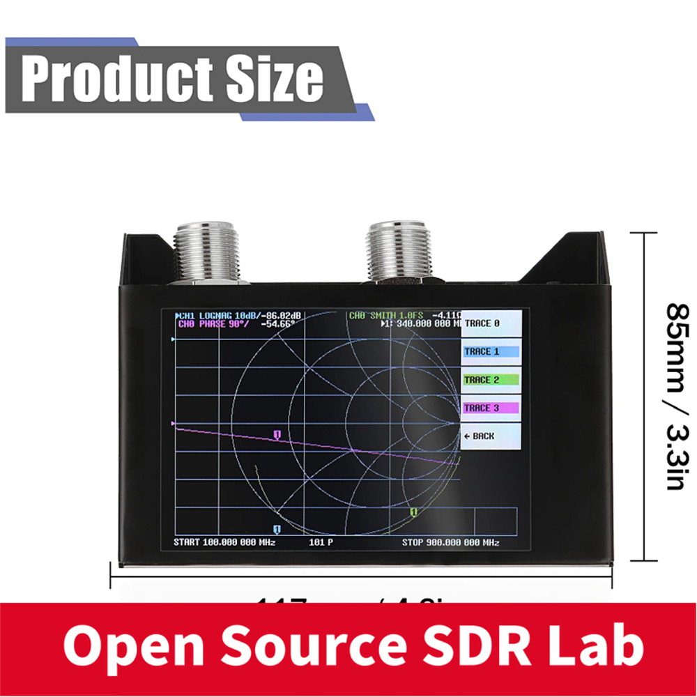 SAA-2NNanoVNAV2AntennaAnalyzer3GVectorNetworkAnalyzer40InchTouchingScreenShortwaveHFVHFUHFwithIronHo-2000913-9