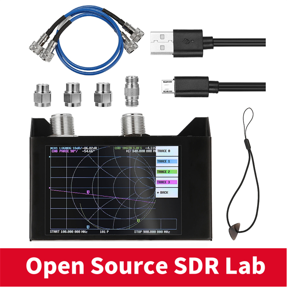 SAA-2NNanoVNAV2AntennaAnalyzer3GVectorNetworkAnalyzer40InchTouchingScreenShortwaveHFVHFUHFwithIronHo-2000913-10