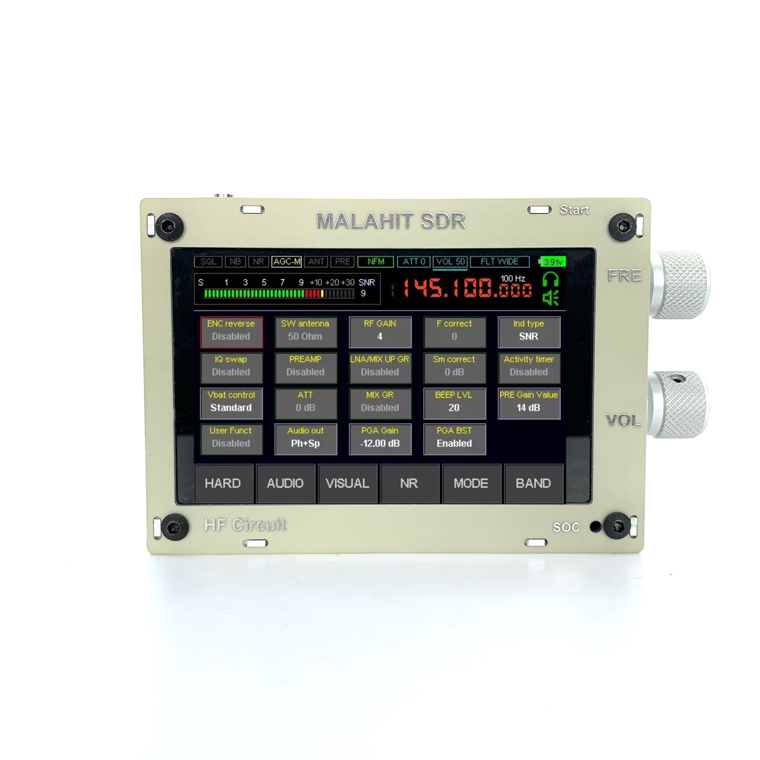 SDR-PRO110DFirmware50KHz-2GHzMalachiteSDRDSPReceiverAMSSBNFMWFMFullModeBuiltinExpansionBoard-2011247-3
