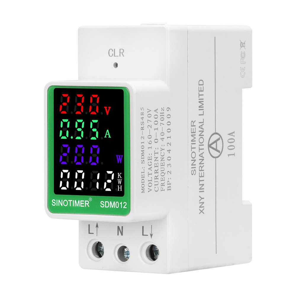 SINOTIMERSDM012MultifunctionalACDigitalDisplayMeterforEnergyManagementMeasuresACVoltageCurrentFreque-1992482-2