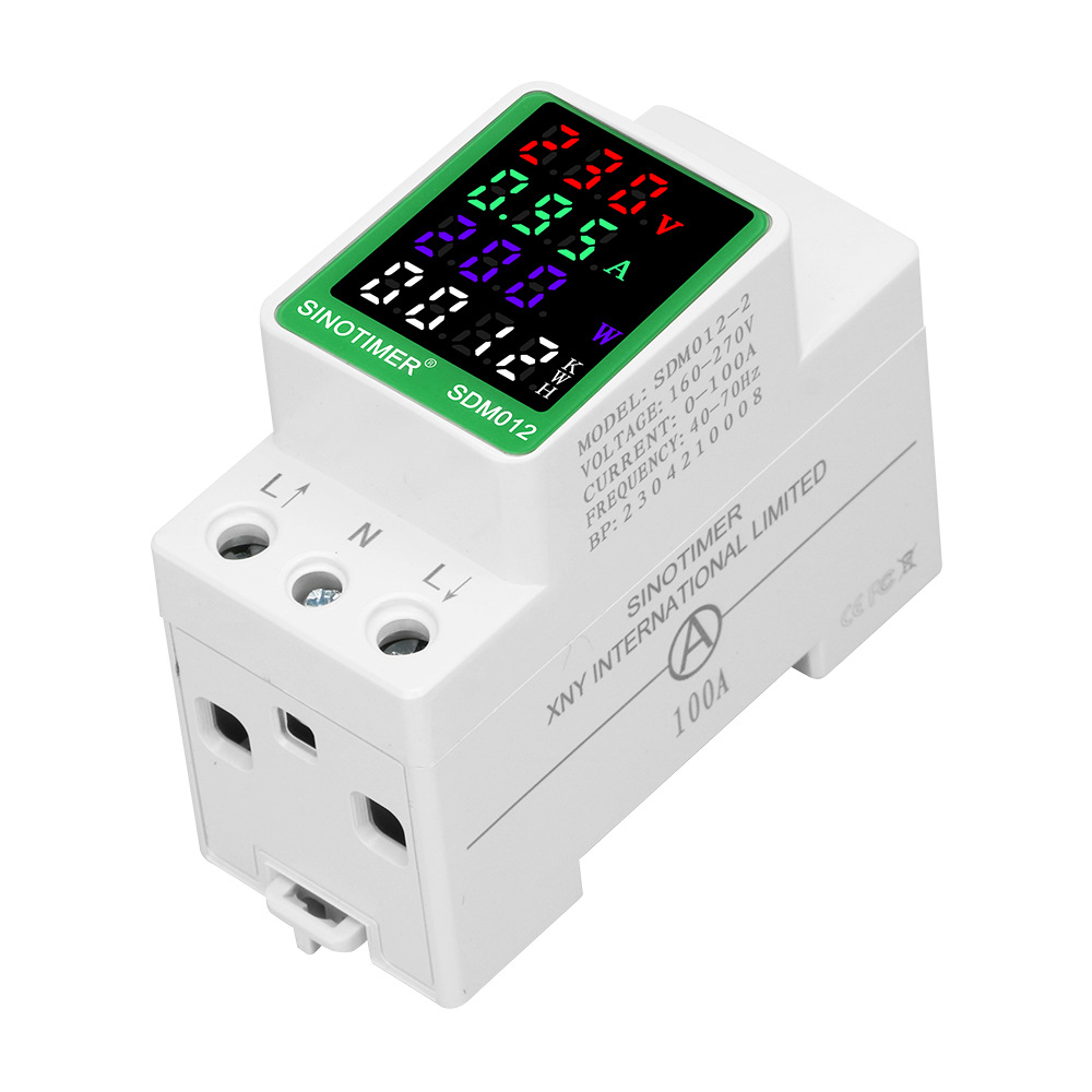 SINOTIMERSDM012MultifunctionalACDigitalDisplayMeterforEnergyManagementMeasuresACVoltageCurrentFreque-1992482-3