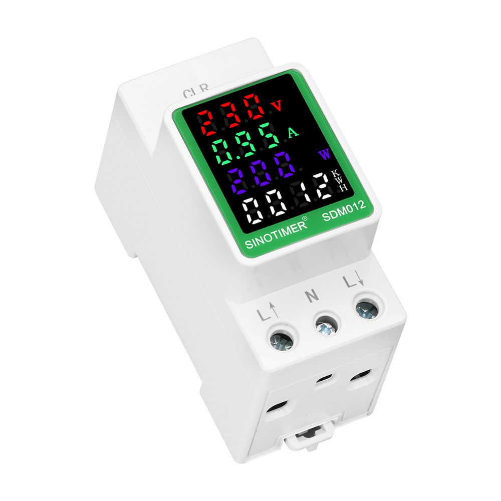 SINOTIMERSDM012MultifunctionalACDigitalDisplayMeterforEnergyManagementMeasuresACVoltageCurrentFreque-1992482-5