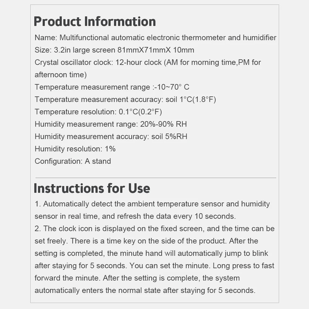 SmartHomeElectronicDigitalThermometerHygrometerAutomaticElectronicTemperatureandHumidityMonitorLarge-2006792-9