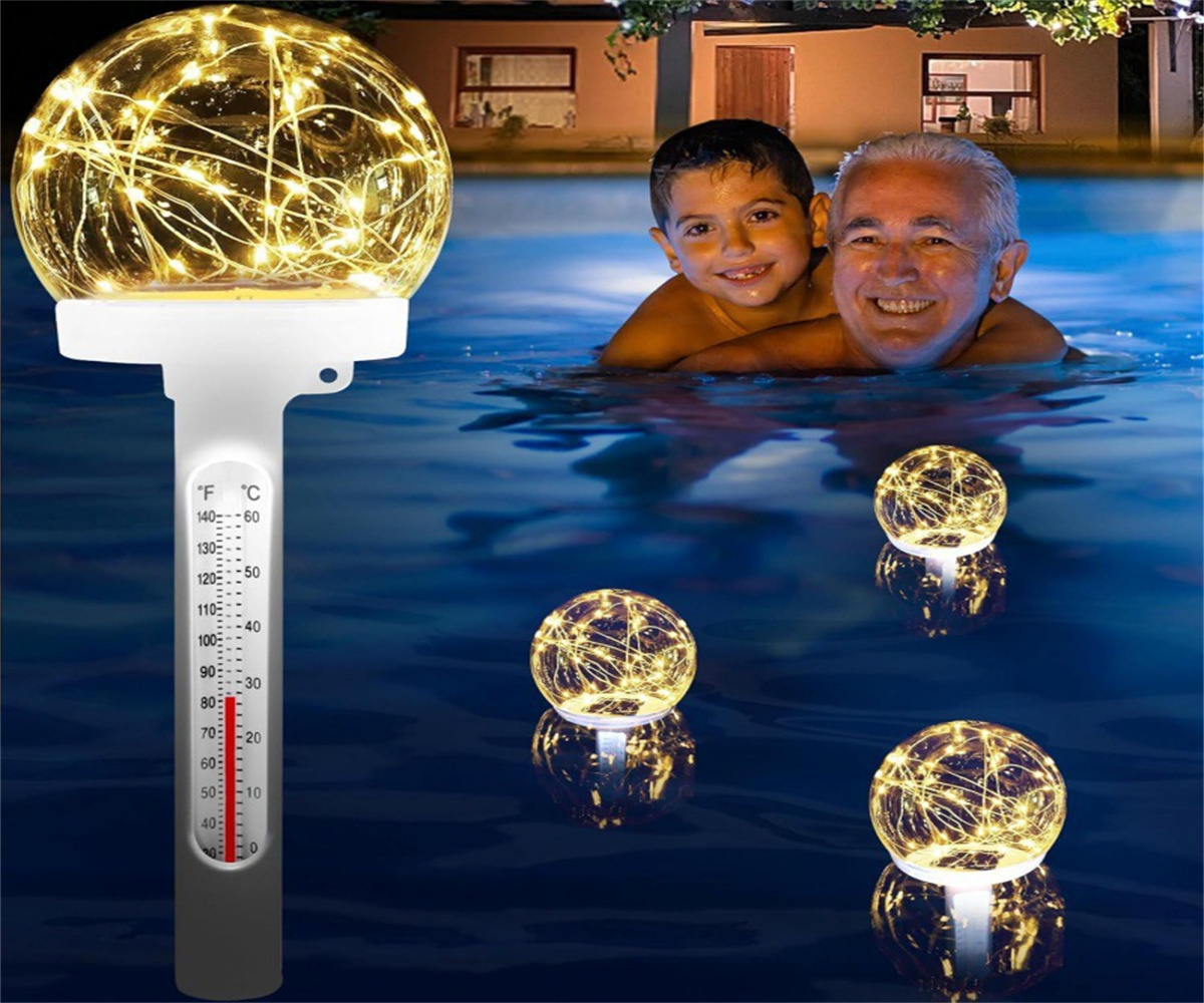 SolarPoweredFloatingPoolThermometerEasytoReadNightDisplayWaterproofHighAccuracyLEDColoredLightforPer-2012909-1