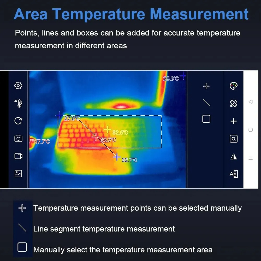 TooltopT7ThermalImagingCameraHighResolution256192InfraredSensor25HzSmoothImageCaptureWideTemperature-2015327-3