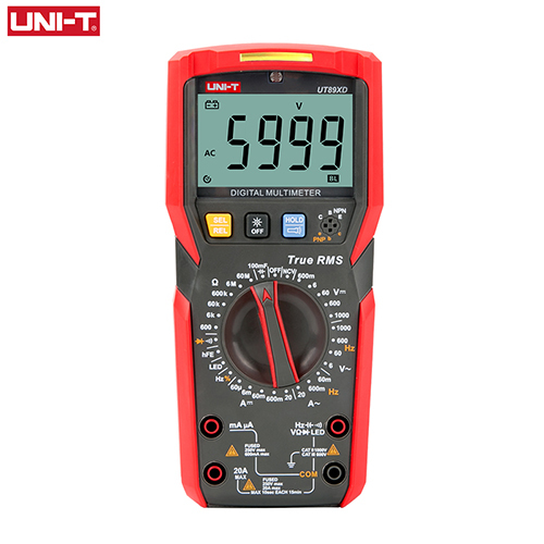 UNI-TUT89XUT89XDProfessionalDigitalMultimeterTrueRMSNCV20ACurrentACDCVoltmeterCapacitanceResistanceT-1983054-15