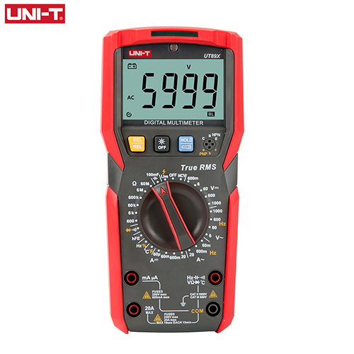 UNI-TUT89XUT89XDProfessionalDigitalMultimeterTrueRMSNCV20ACurrentACDCVoltmeterCapacitanceResistanceT-1983054-16