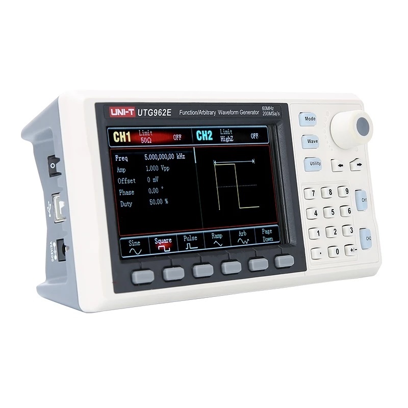 UNI-TUTG932EUTG962EFunctionArbitraryWaveformGeneratorSignalSourceDualChannel200MSs14bitsFrequencyMet-1708357-8