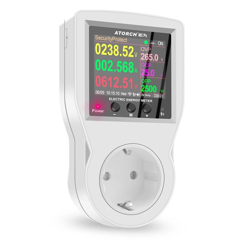 WIFIDigitalWattmeterEUPlug220VACPowerMeterElectricyconsumptionEnergyMeterPowerKilowattWattageElectri-1996941-3