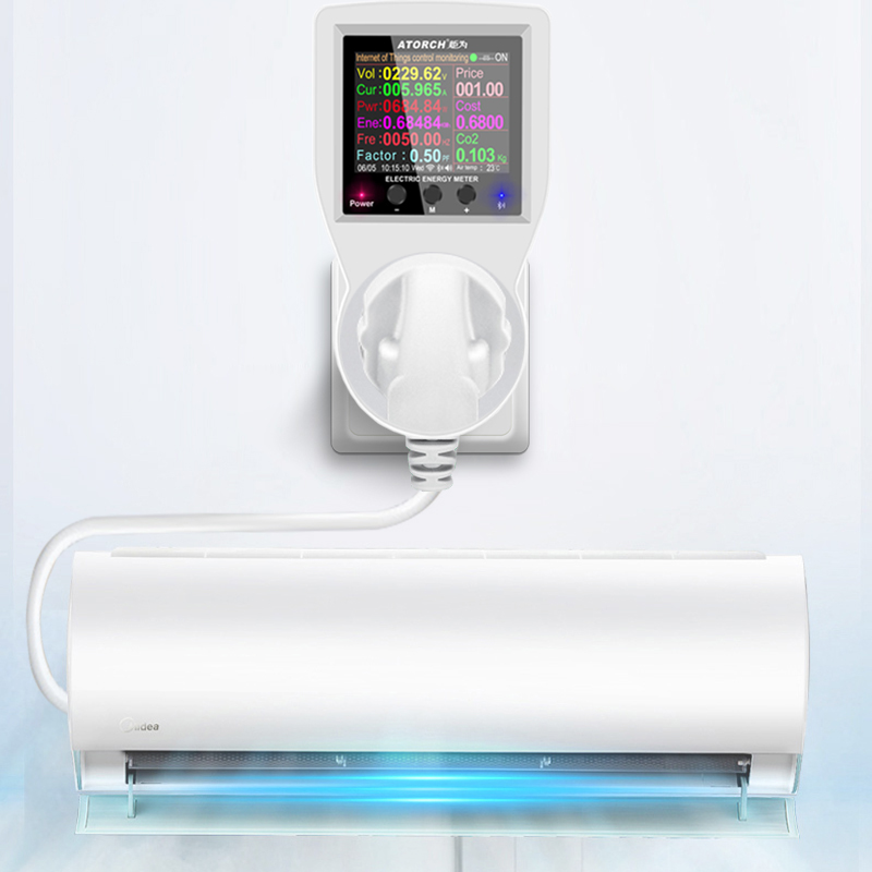 WIFIDigitalWattmeterEUPlug220VACPowerMeterElectricyconsumptionEnergyMeterPowerKilowattWattageElectri-1996941-9