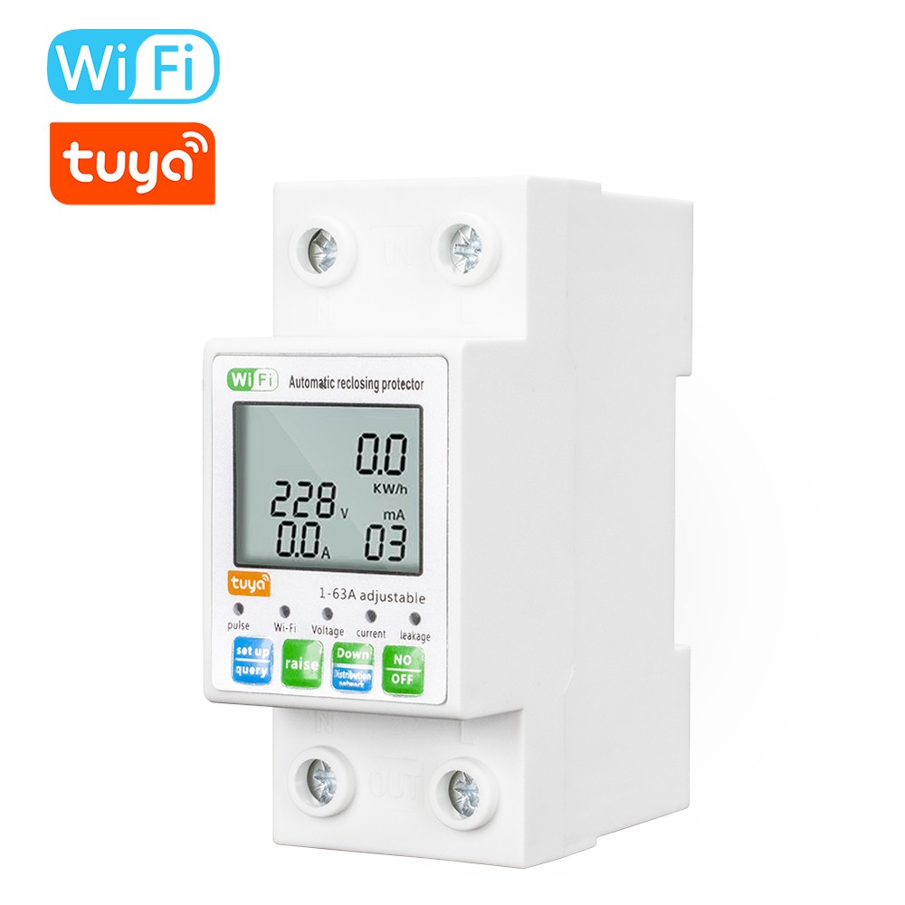 WiFiIntelligentAutomaticReclosingProtectorMultifunctionalCurrentVoltageMonitoringMeterLCDDisplaySwit-1994718-1