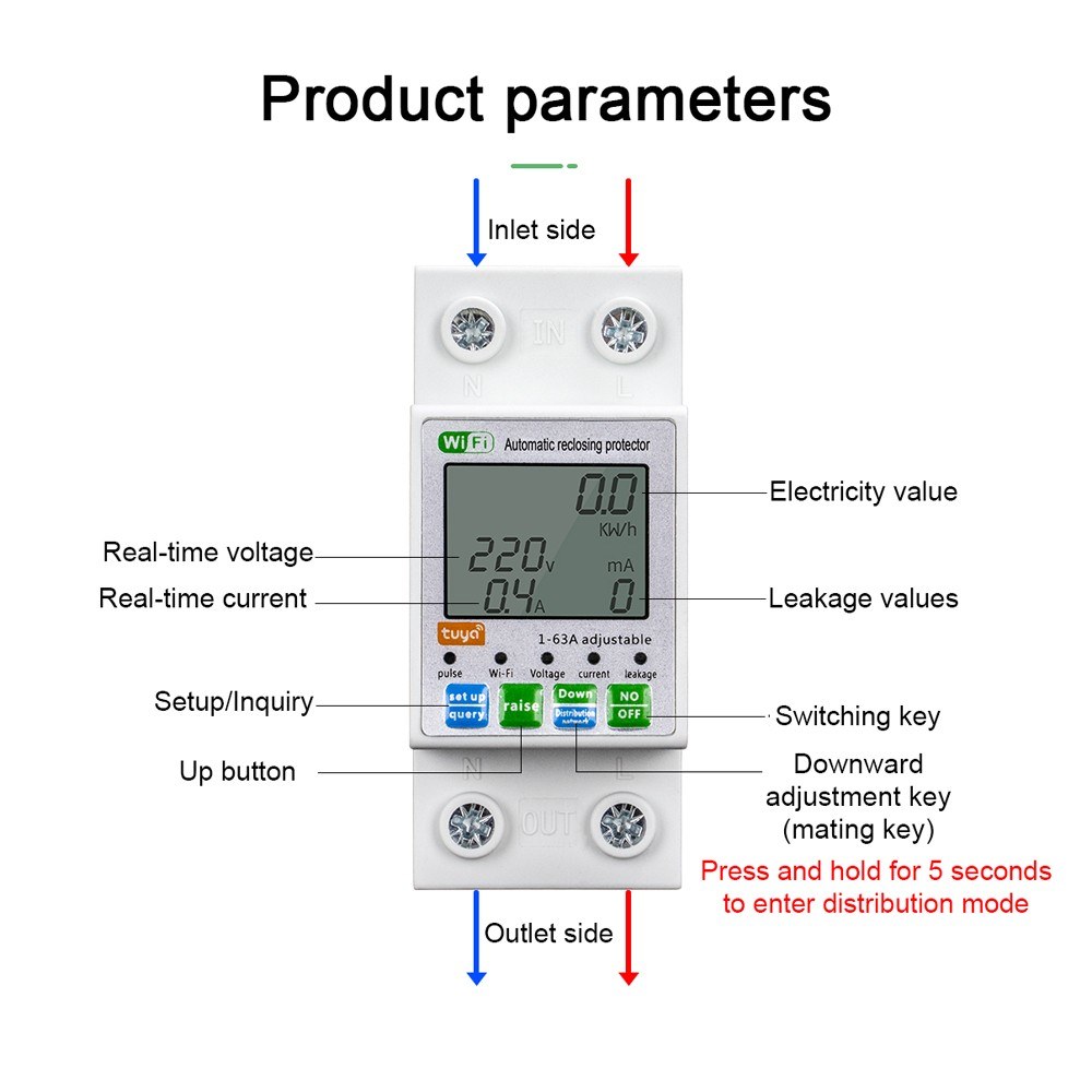 WiFiIntelligentAutomaticReclosingProtectorMultifunctionalCurrentVoltageMonitoringMeterLCDDisplaySwit-1994718-7