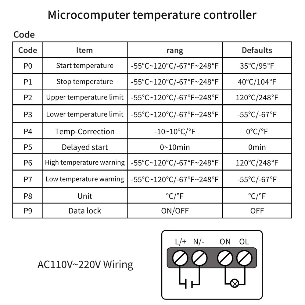 ZFX-G3051DigitalTemperatureControllerMicrocomputerThermostatHeatingCoolingControlRefrigerationNTCSen-2004584-7