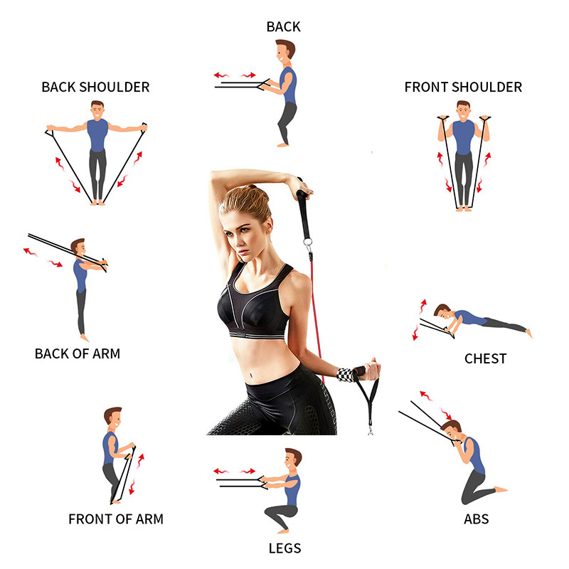 11PcsResistanceBandsSetPracticalElasticTrainingRopeForYogaPilatesWorkoutFitnessResistanceBandYogaPul-1642849-6