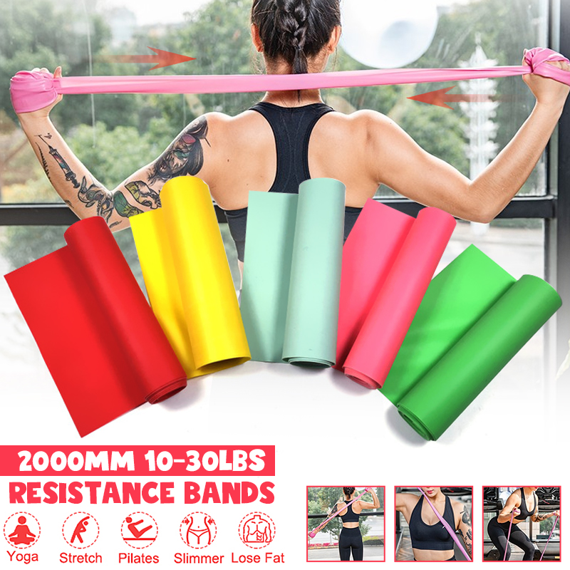 2000mmYogaElasticStrapResistanceBandsWristRopeLegWorkoutBeltGymFitnessEquipment-1733424-2