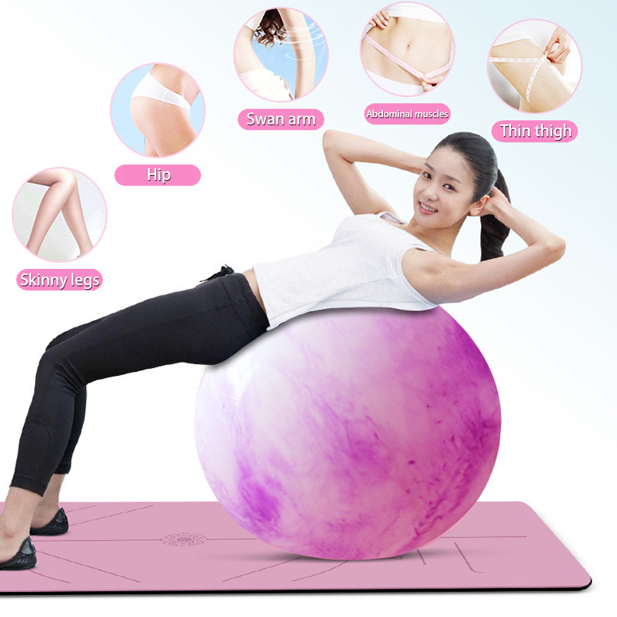 75CMCloudYogaBallPilatesExerciseFitnessEquipmentChildbirthBoostElasticAntiBurstPump-1759168-4