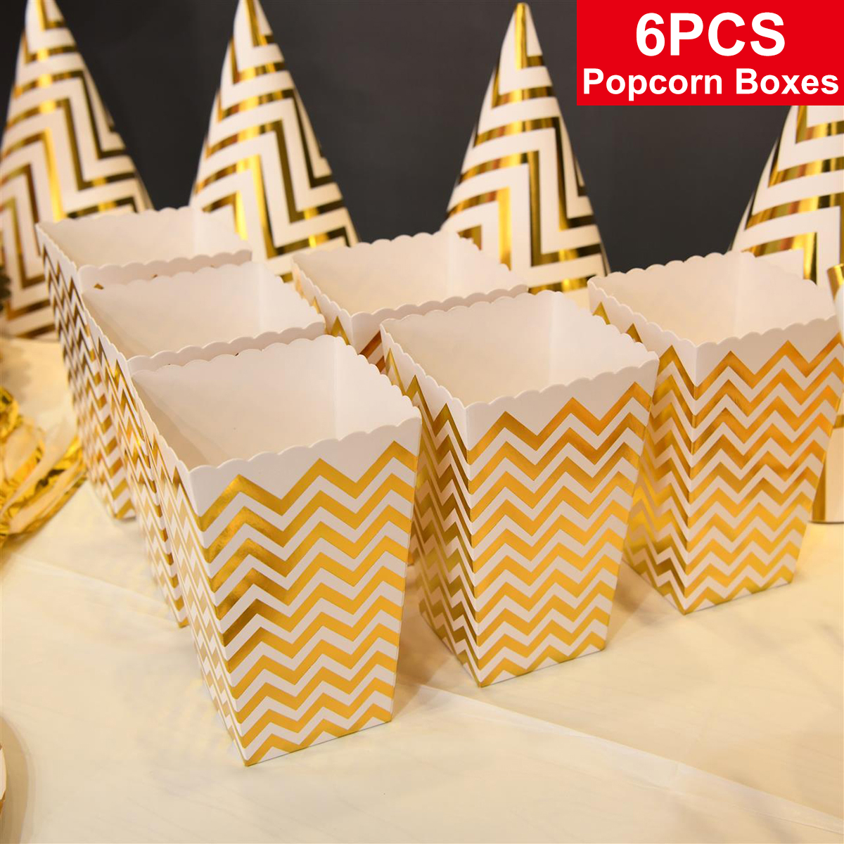 GoldStripeSeriesDisposableTablewareSetsPaperPlatesforPartyPartyBirthdayWeddingDecoration-1764923-7