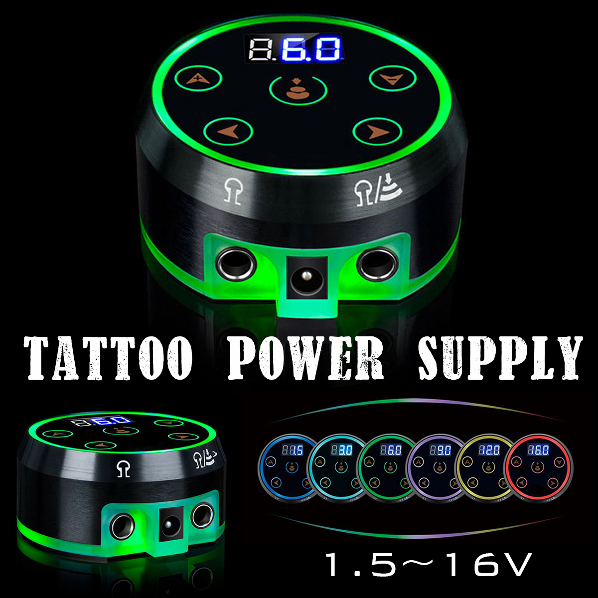 LCDDisplayDualMode6GearsTattooPowerSupplyForTattooMachineKitsForAURORA2-1615934-1