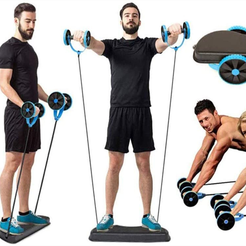 MultifunctionalHomeAbdominalWheelRollerwResistanceBandsMuscleTrainingWorkoutTools-1670900-9