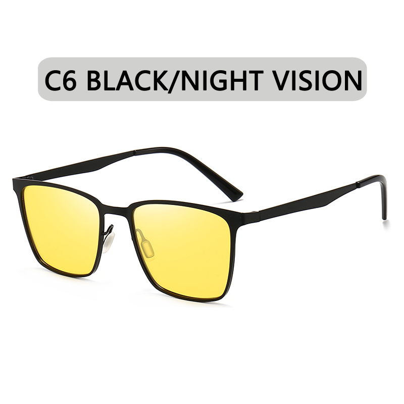 UV400MetalSquareFrameColorChangePolarizedSunglassesMenDrivingSunglassesNightVisionSunglassesRidingGl-1988557-6