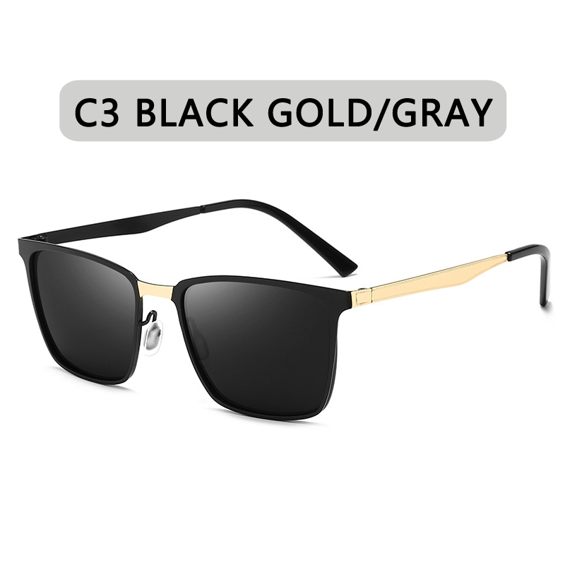 UV400MetalSquareFrameColorChangePolarizedSunglassesMenDrivingSunglassesNightVisionSunglassesRidingGl-1988557-7