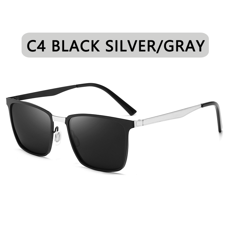 UV400MetalSquareFrameColorChangePolarizedSunglassesMenDrivingSunglassesNightVisionSunglassesRidingGl-1988557-8