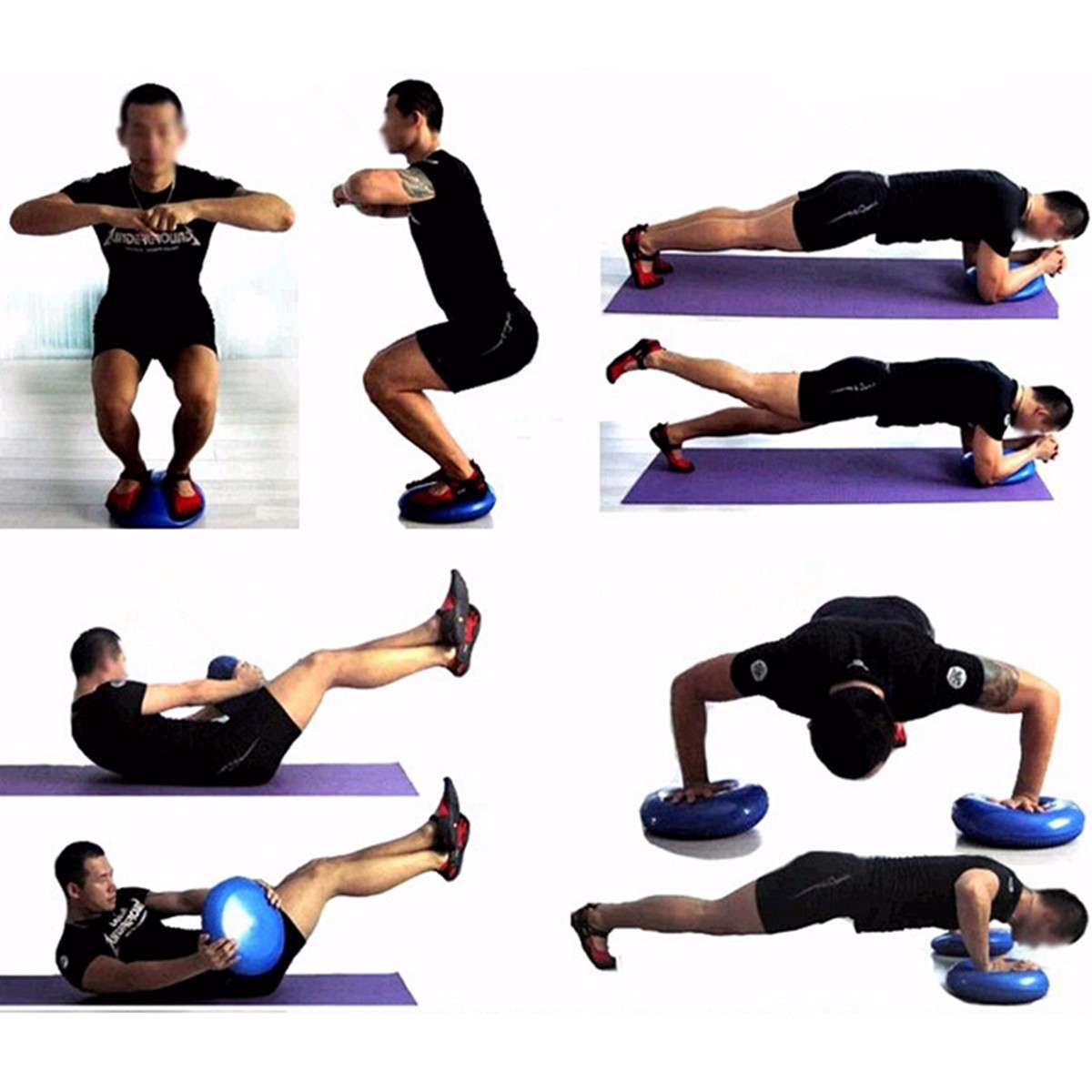 YogaExercisePilatesTriggerMassageBalanceCushionGymFitnessBallThickeningRiot-1145433-8