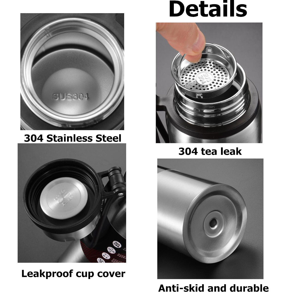 1LStainlessSteelVacuumCupCampingTravelSportThermosCupInsulatedWaterBottle-1634608-3