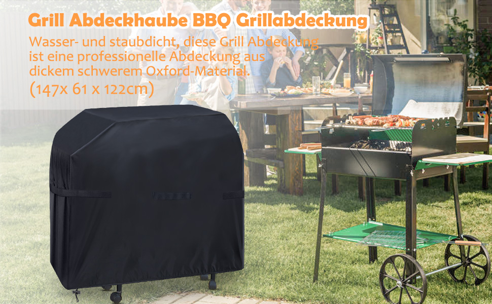 58inchGrillCoverHeavyDutyWaterproofBBQGrillCoverwithHandleStrapsStorageBagandShrinkRopeOutdoorRipPro-1707271-2