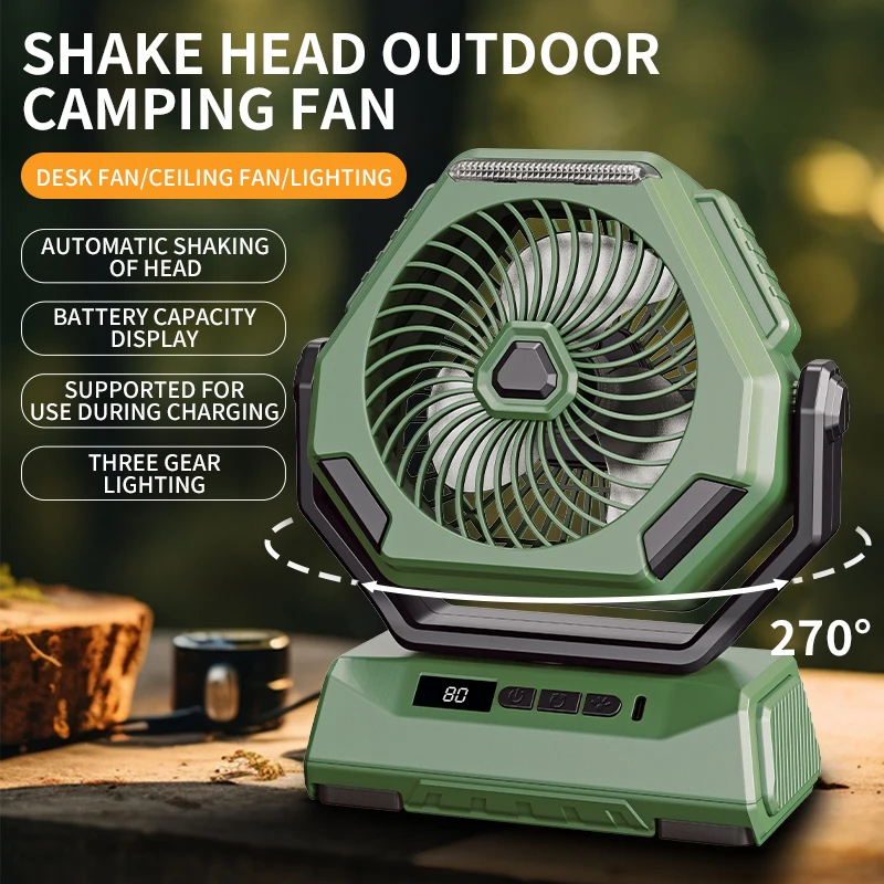6000mAhRechargeableCampingFanwithLEDLightPortableOutdoorCeilingOscillatingFanType-CChargingAdjustabl-2013692-1