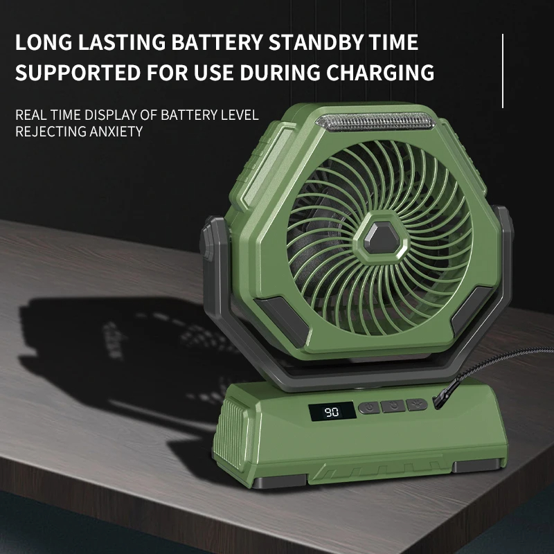 6000mAhRechargeableCampingFanwithLEDLightPortableOutdoorCeilingOscillatingFanType-CChargingAdjustabl-2013692-4