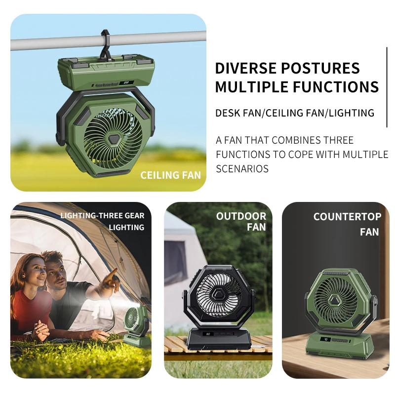 6000mAhRechargeableCampingFanwithLEDLightPortableOutdoorCeilingOscillatingFanType-CChargingAdjustabl-2013692-5