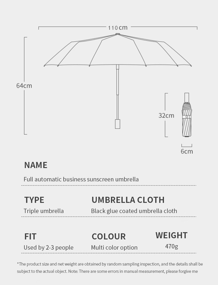 AGSIVOTravelAutomaticFoldingUmbrella12RibsReinforcedWindproofUPF50UVProtectionAutoOpenCloseForMenand-1993764-11